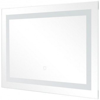 Glass 27.5" Led Wall-Mounted Rect Bathroom Mirror With Touch (Ba7312)