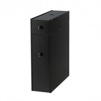 White Bathroom Cabinet Space Saver Storage Organizer (Hw53995Bk)