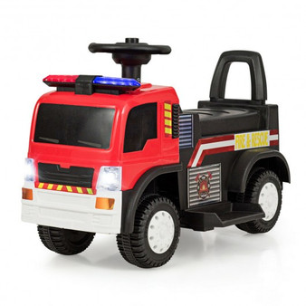 Iron Kids 6V Battery Powered Electric Ride On Fire Truck (Ty327773)