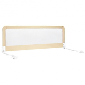 Beige 59" Breathable Baby Children Toddlers Bed Rail Guard- (Bb0486Be)