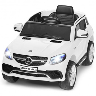 White 12V Mercedes Benz Gle Licensed Kids Ride On Car - (Ty327682Wh)