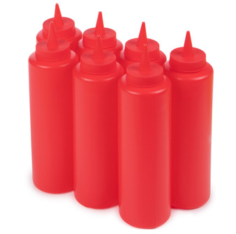 Ketchup Squeeze Bottles, 7-Pack KBOT-202