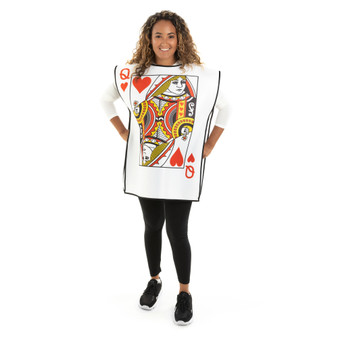 Queen Of Hearts Playing Card Adult Costume MCOS-172
