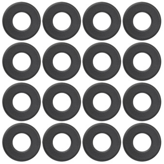 Pack Of 16 Black Nylon Washers For Standard Foosball Tables GFOO-401