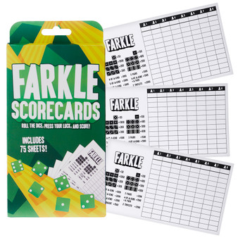 Farkle Scorecards, 75 Sheets GDIC-2206