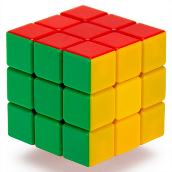 3X3X3 Stickerless 6-Color Speed Puzzle Cube TPUZ-101