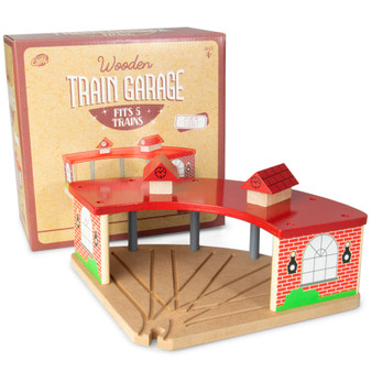 Wooden Train Garage TCON-21