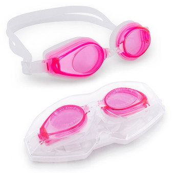 Adult Swimming Goggles With Case, Pink SSWI-111