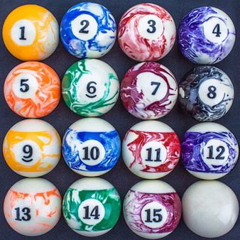 Marbled Pool Ball Set SFELS-201