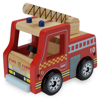 Wooden Wheels Fire Engine TVEH-003