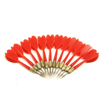 12 Pack Red Metal Tip Brass Balloon Darts GCVL-903