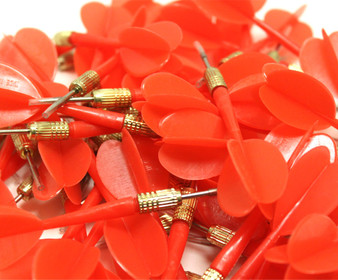 144 Pack Red Metal Tip Brass Balloon Darts GCVL-903*12