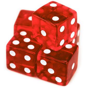 5 Red Dice - 16Mm GDIC-001*5