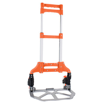 Aluminum Folding Hand Truck, Orange HFHC-004