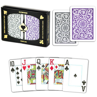 Copag 1546 Poker Purple/Gray Jumbo Index GCOP-107