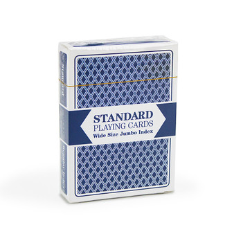 Blue Deck, Brybelly Playing Cards (Wide Size, Jumbo-Index) GCAR-004