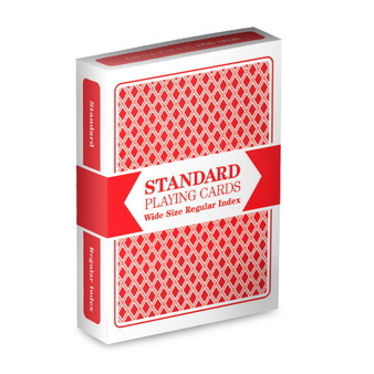 Red Deck Brybelly Playing Cards (Wide Size, Standard Index) GCAR-001