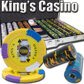 1,000 Ct - Custom Breakout - Kings Casino 14 G - Aluminum CSKC-1000ALC