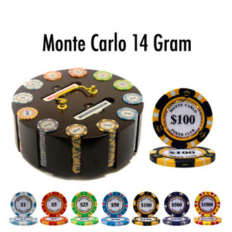 300 Ct - Pre-Packaged - Monte Carlo 14 G - Wooden Carousel CSMC-300C