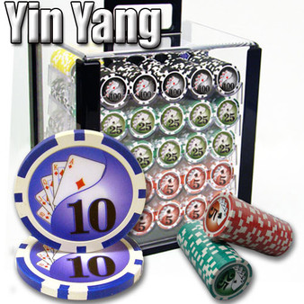 1,000 Ct - Custom Breakout - Yin Yang 13.5 G - Acrylic CSYY-1000ACC