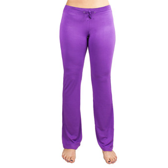 X-Large Purple Relaxed Fit Yoga Pants SYOG-804
