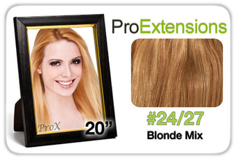 Pro Lace 20", #24/27 Light Blonde W/Dark Blonde Highlights PRLC-20-2427
