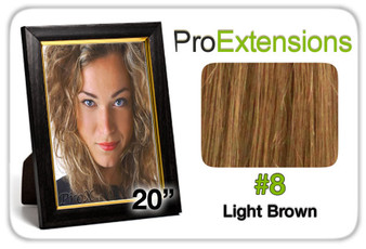 Pro Lace 20", #8 Light Brown PRLC-20-8
