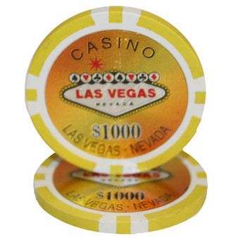 Roll Of 25 - Las Vegas 14 Gram - $1,000 CPLV-$1000*25