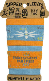 101468 Sipper Sleeves - Blessed Nana - Set Of 4 (Pack Of 6)