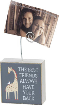 101163 Photo Block - Have Your Back - Set Of 4 (Pack Of 4)
