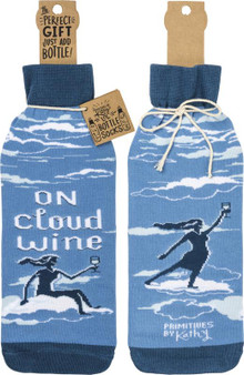 100990 Bottle Cover - On Cloud Wine - Set Of 6 (Pack Of 4)