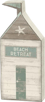 38442 Chunky Sitter - Beach Retreat - Set Of 2 (Pack Of 4)