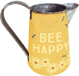 38311 Pitcher - Bee Happy - Set Of 2 (Pack Of 2)