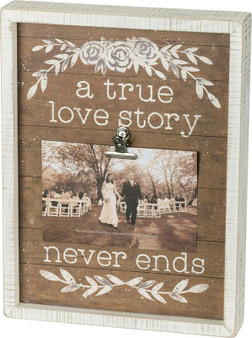 38091 Inset Box Frame - Love Story - Set Of 2