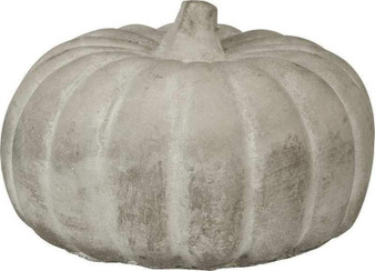 37229 Cement Pumpkin - Med Gray (Pack Of 4)