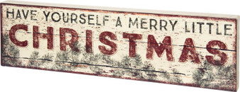 28777 Box Sign - A Merry Christmas - Set Of 2