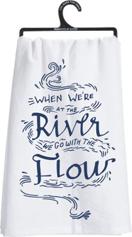 27019 Dish Towel - Go With The Flow - Set Of 6 (Pack Of 2)