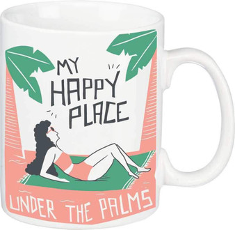 103653 Mug - My Happy Place - Set Of 2 (Pack Of 2)