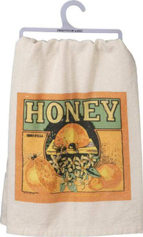 103168 Dish Towel - Honey Bee - Set Of 6 (Pack Of 2)
