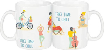 103107 Mug - Take Time To Chill - Set Of 2 (Pack Of 2)