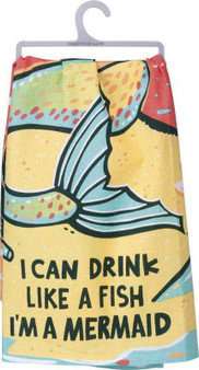 102739 Dish Towel - Drink Like A Fish - Set Of 6