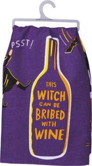 102738 Dish Towel - This Witch - Set Of 6