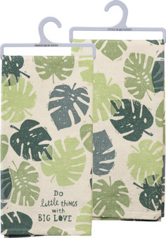 102666 Dish Towel - Do Little Things - Set Of 3 (Pack Of 2)