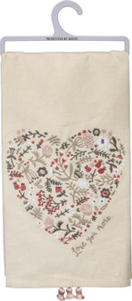102023 Dish Towel - Love You More - Set Of 3 (Pack Of 2)