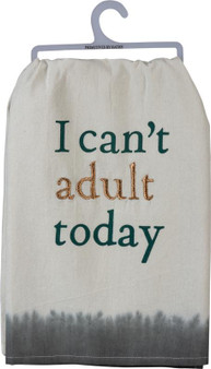 101579 Dish Towel - Can'T Adult - Set Of 6
