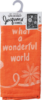 101506 Dish Towel - Wonderful World - Set Of 6