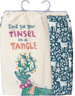 101334 Dish Towel Set - Tinsel Tangle - Set Of 2 (Pack Of 2)