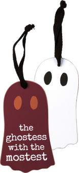 100384 Bottle Tag - Ghostess - Set Of 6 (Pack Of 3)