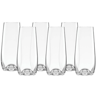 Tuscany Classics Stemless Champagne Flute Set, Buy 4 Get 6 (884907)