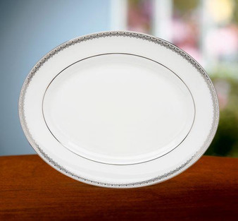 Lace Couture 13" Oval Platter (773691)